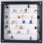 Preview: Click Vitrine PLUS Anthrazit 500x500x60mm für 72 Lego® Figuren