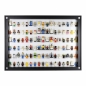 Preview: Click Vitrine PLUS Anthrazit 500x700x60mm für 102 Lego® Figuren