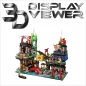 Preview: FiguSafe XXL Vitrine für LEGO® NINJAGO® City 71799 T/B/H 300x550x500 mm 100