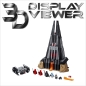 Preview: FiguSafe XXL Vitrine für LEGO® Star Wars Darth Vaders Festung 75251 T/B/H 300x350x450 mm 108