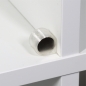 Preview: Frontscheiben-KIT für IKEA® KALLAX Regal -weisser Rahmen-