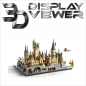 Preview: FiguSafe Vitrine für LEGO® Modell von Schloss Hogwarts™ mit Schlossgelände 76419 T/B/H 300x400x250 mm 115