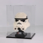 Preview: FiguSafe Vitrine für LEGO® Star Wars Stormtrooper™ Helm 75276 T/B/H 200x200x250 mm 012