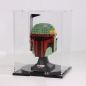 Preview: Acryl Vitrine Twister20-20#25 für LEGO® Star Wars™ Boba Fett™ Helm 75277 T/B/H 193x200x250 mm