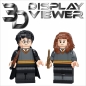 Preview: FiguSafe Vitrine für LEGO® Harry Potter™: Harry Potter & Hermine Granger™ 76393 T/B/H 300x400x350 mm 160