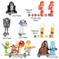 Preview: MagnetInlay für IKEA SANNAHED Rahmen 35 x 35 cm designed für LEGO® minifiguren