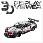 Preview: FiguSafe Vitrine für LEGO® Technic Porsche 911 RSR 42096 T/B/H 250x550x200 mm 119