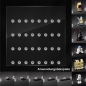Preview: 32er Inlay für IKEA SANNAHED Rahmen 35 x 35 designed für LEGO® minifiguren Platz für 32 Figuren