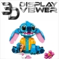 Preview: FiguSafe Vitrine für LEGO® ǀ Disney Stitch 43249 T/B/H 200x350x250 mm 123