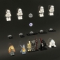 Preview: Click Vitrine PLUS Natur 500x700x60mm für 102 Lego® Figuren