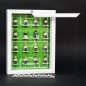 Preview: ClickCase Vitrine für LEGO® Serie DFB EM 2016 (71014) GREEN-EDITION mit 16 Figurenhalter