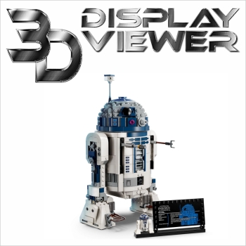FiguSafe Vitrine für LEGO® Star Wars™ Figur R2-D2 75379 T/B/H 200x250x300 mm 131