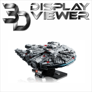 FiguSafe Vitrine für LEGO® Star Wars Millennium Falcon 75375 T/B/H 300x250x200 mm 133