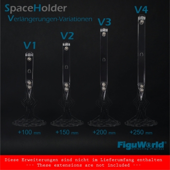 SpaceHolder® Verlängerung V3 20 cm für eure LEGO Modelle