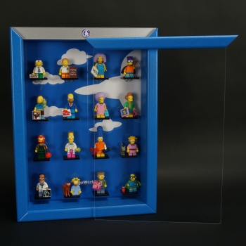 ClickCase Vitrine für LEGO® Serie Simpsons2 (71009) mit 16 Figurenhalter