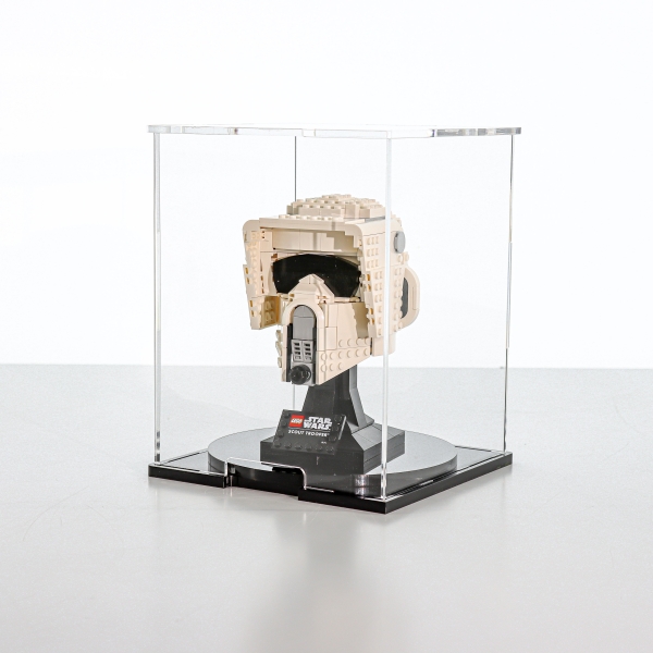 Acryl Vitrine Twister20-20#25 für LEGO® Star Wars™ Scout Trooper™ Helms 75305 T/B/H 193x200x250 mm