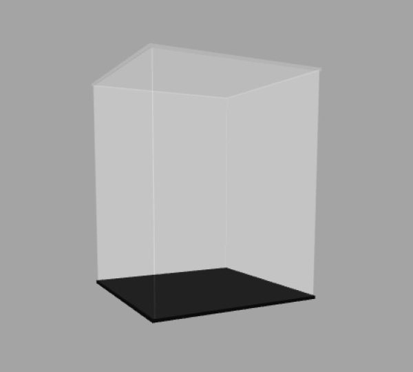 Acryl Vitrine für LEGO Bauset Globus 21332 T/B/H 340x340x440 mm