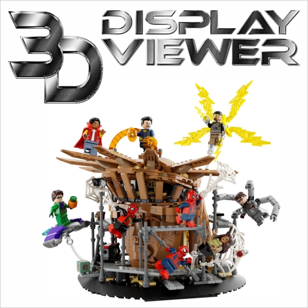 FiguSafe Vitrine für LEGO® Marvel Spider-Mans großer Showdown 76261 T/B/H 250x300x250 mm 114