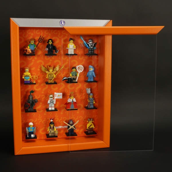 ClickCase Vitrine für LEGO® Serie 15 (71011) mit 16 Figurenhalter