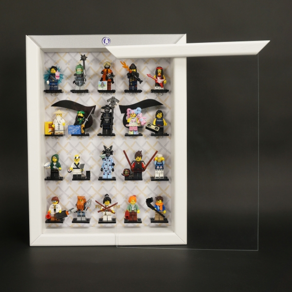 ClickCase Vitrine für LEGO® Serie Ninjago (71019) mit 20 Figurenhalter